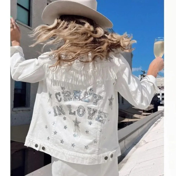 Show Me Your MuMu Dover Denim Jacket Sz L - Picture 1 of 12